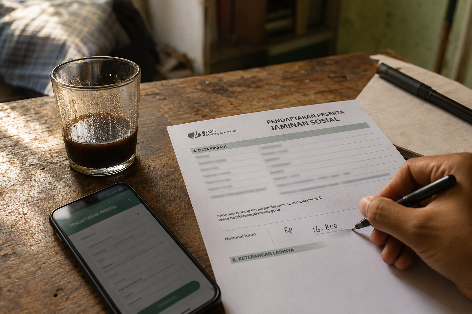 BPJS freelancer sukarela cara daftar: panduan daftar BPJS Ketenagakerjaan BPU dan BPJS Kesehatan PBPU untuk pekerja lepas di Indonesia